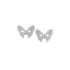 Silver Pave Mask Earrings | Vamp London Jewellery