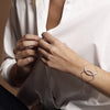 Rose Gold Curve Bracelet | Vamp London Jewellery