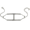 Oxidised H Bracelet | Vamp London Jewellery