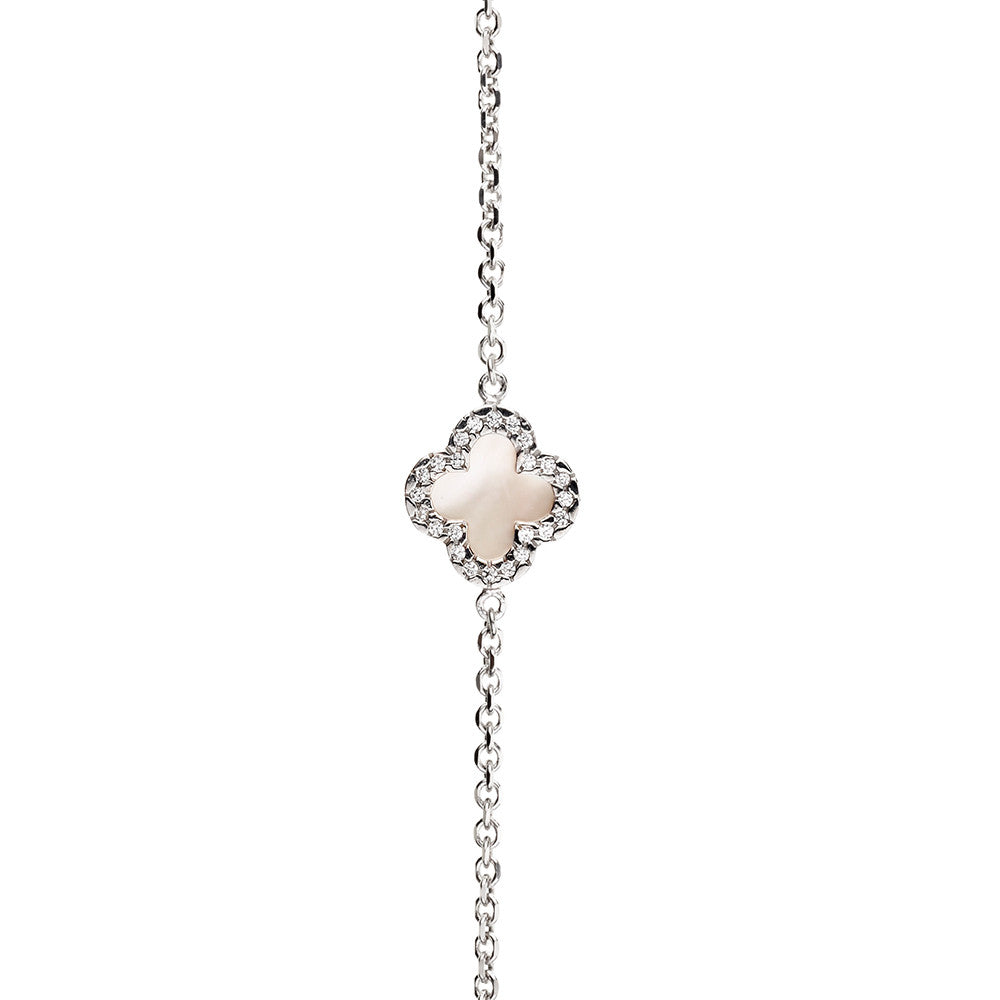 Silver Flower Bracelet | Vamp London Jewellery