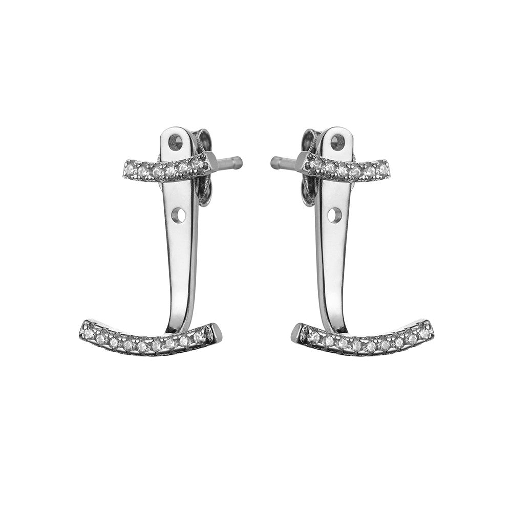 Silver Ear Jackets | Vamp London Jewellery