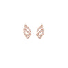 Rose Gold Unmasked Studs | Vamp London Jewellery