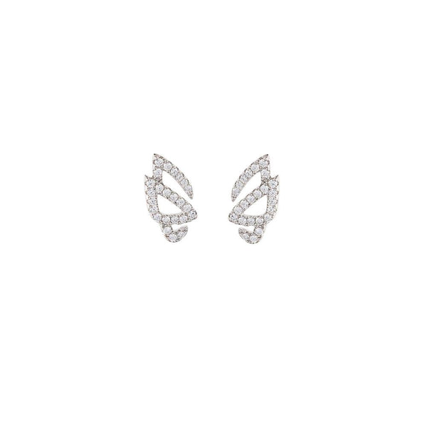 Silver Unmasked Studs | Vamp London Jewellery