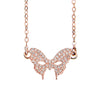 Rose Gold Pave Necklace | Vamp London Jewellery