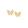 Yellow Gold Mask Earrings | Vamp London Jewellery