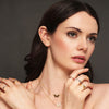 Rose Gold Pave Necklace | Vamp London Jewellery