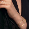 Rose Gold H Bracelet | Vamp London Jewellery