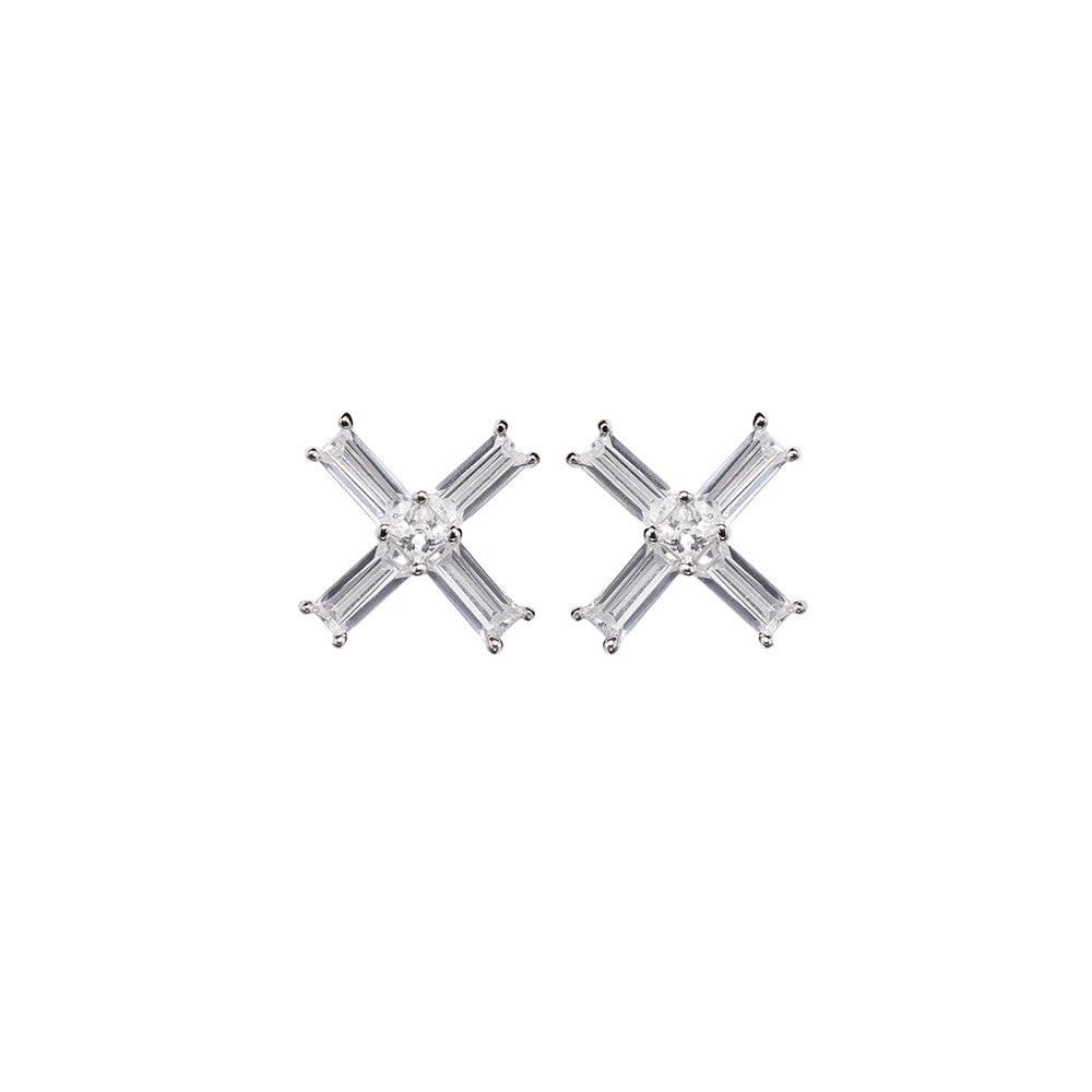 Silver Baci Earrings | Vamp London Jewellery