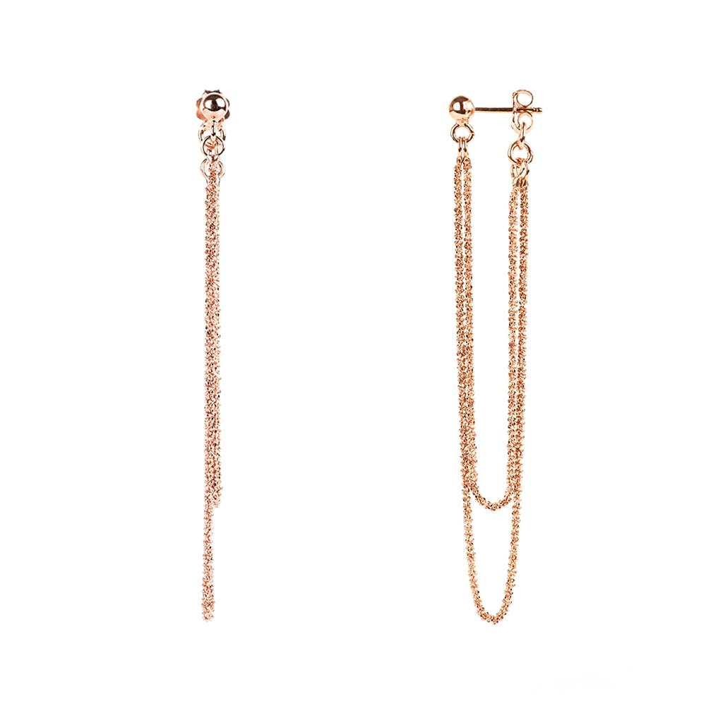 Rose Gold Rio Earrings | Vamp London Jewellery