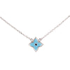 Symbolic Evil Eye Silver Necklace | Vamp London Jewellery