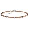 Chocolate Gold Bracelet 5 CZ | Vamp London Jewellery