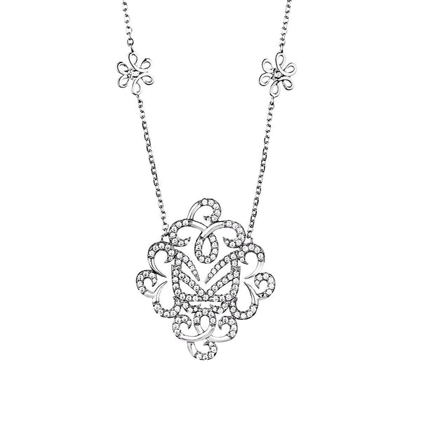 Silver Fancy Necklace | Vamp London Jewellery