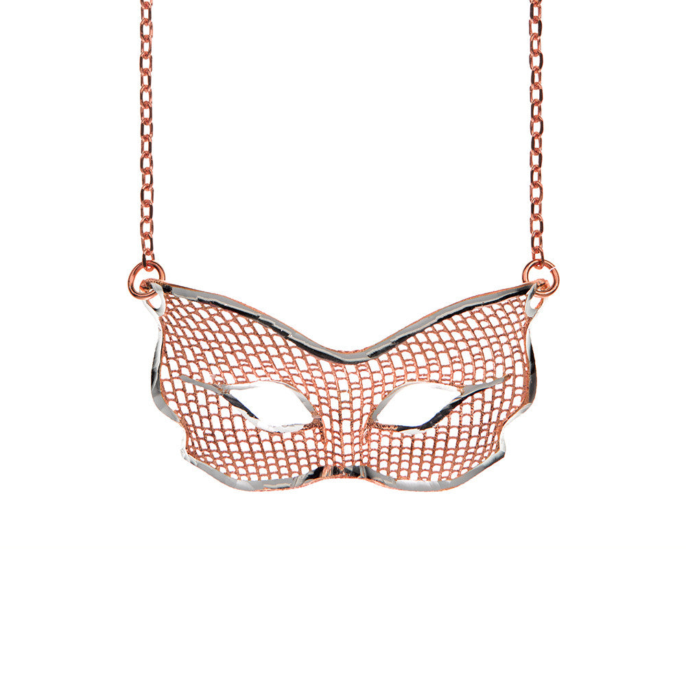 Rose Gold Resille Necklace | Vamp London Jewellery