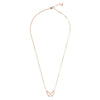 Rose Gold Unmasked Necklace | Vamp London Jewellery