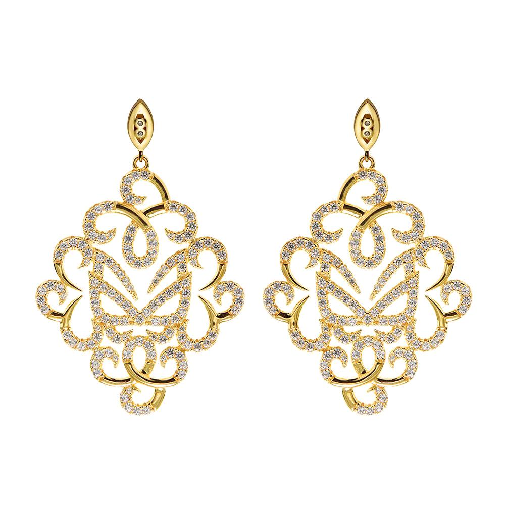 Yellow Gold Fancy Earrings | Vamp London Jewellery