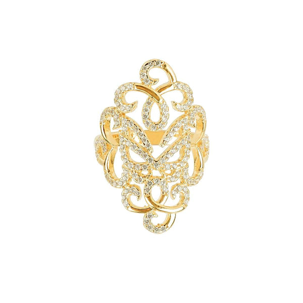 Yellow Gold Fancy Ring | Vamp London Jewellery