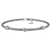 Oxidised Bracelet 5 CZ | Vamp London Jewellery