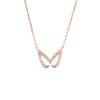 Rose Gold Unmasked Necklace | Vamp London Jewellery